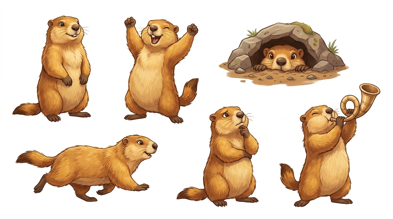 Motti — 6 character poses